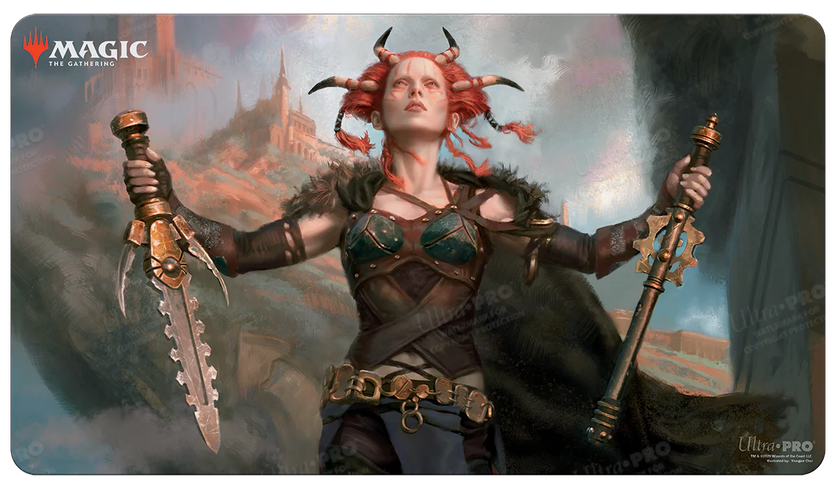 Commander Legends Jeska, Thrice Reborn Standard Gaming Playmat for Magic: The Gathering
