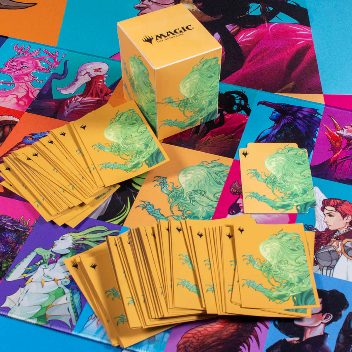 Commander Masters Pop Collage White Stitched Standard Gaming Playmat for Magic: The Gathering - Image 6