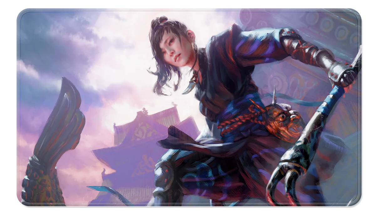 Commander Series #2: Allied - Yuriko Stitched Standard Gaming Playmat for Magic: The Gathering