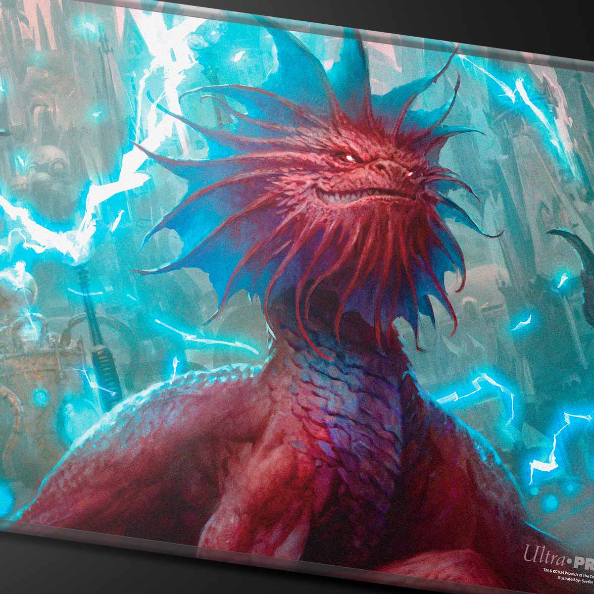 Commander Series #3: Enemy - Niv-Mizzet Stitched Edge Standard Gaming Playmat for Magic: The Gathering - Image 2