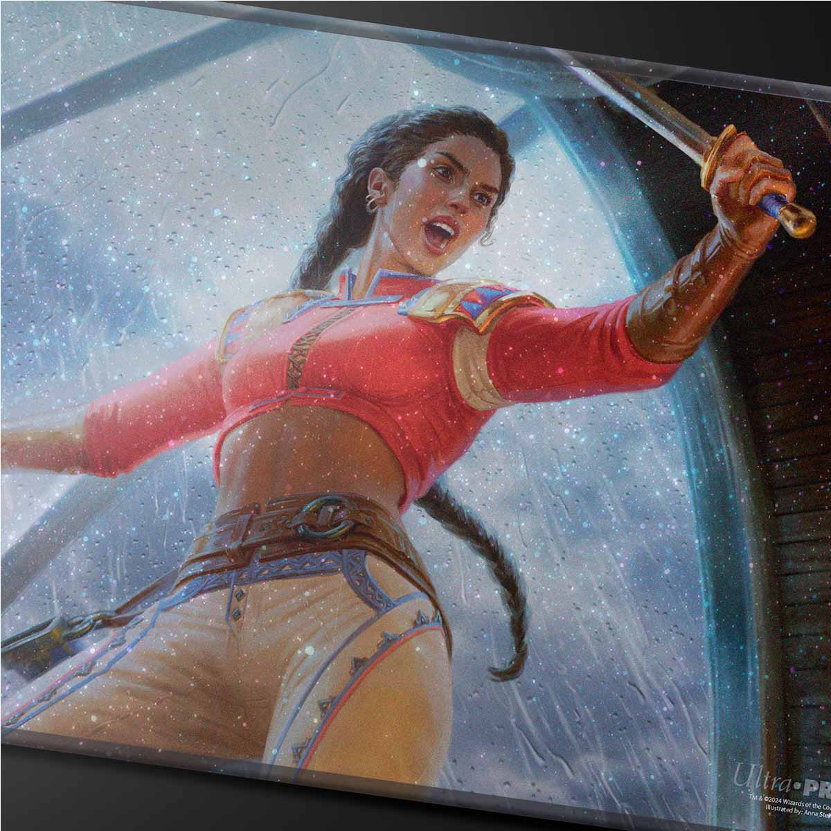 Commander Series #3: Enemy- Sisay HOLOFOIL® Standard Gaming Playmat for Magic: The Gathering - Image 2