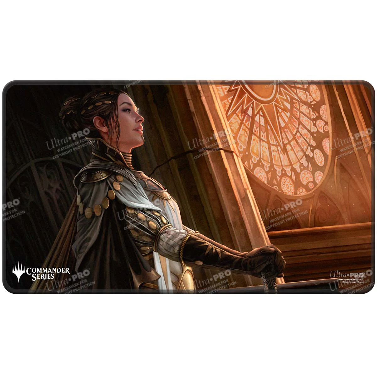 Commander Series #3: Enemy - Teysa Stitched Edge Standard Gaming Playmat for Magic: The Gathering