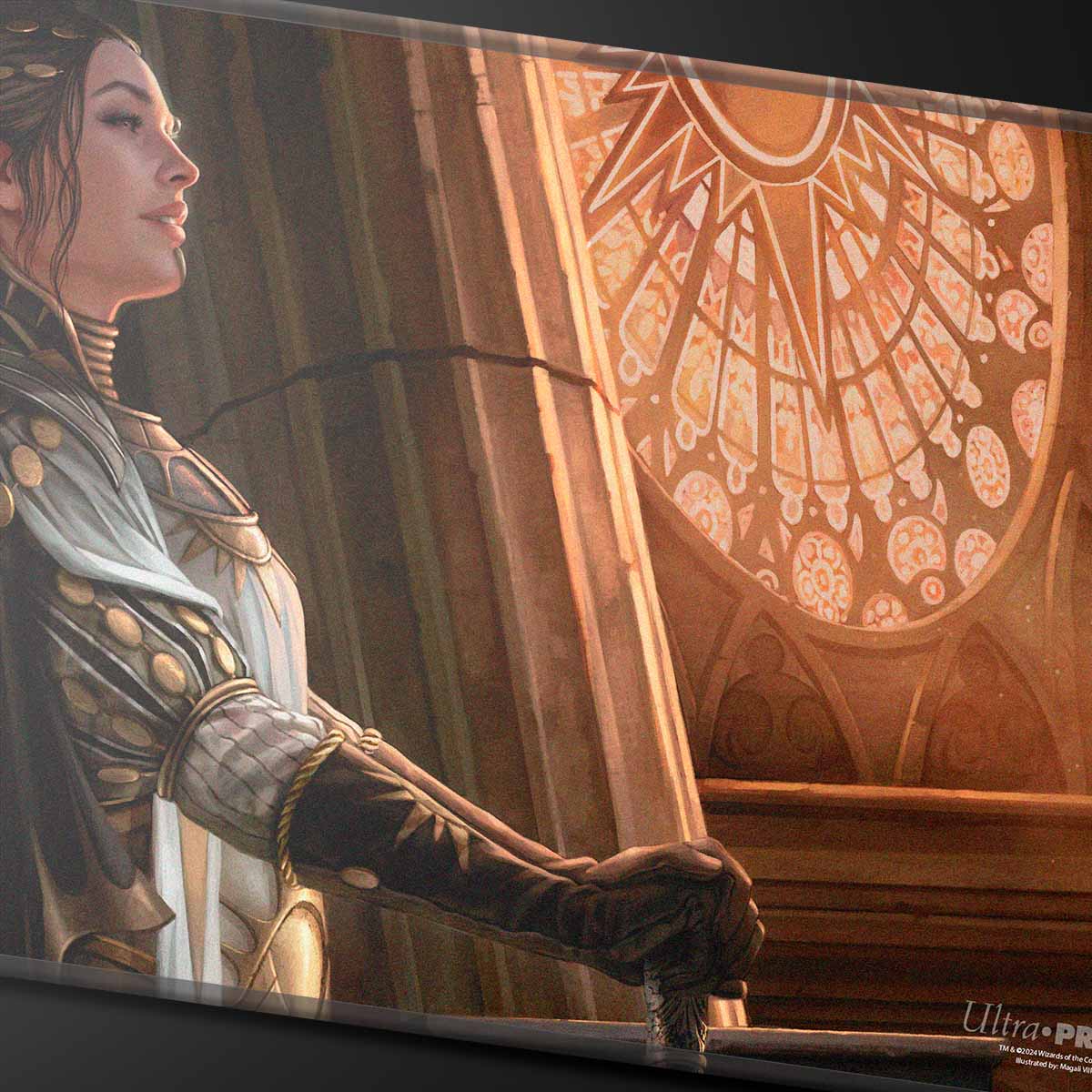 Commander Series #3: Enemy - Teysa Stitched Edge Standard Gaming Playmat for Magic: The Gathering - Image 2