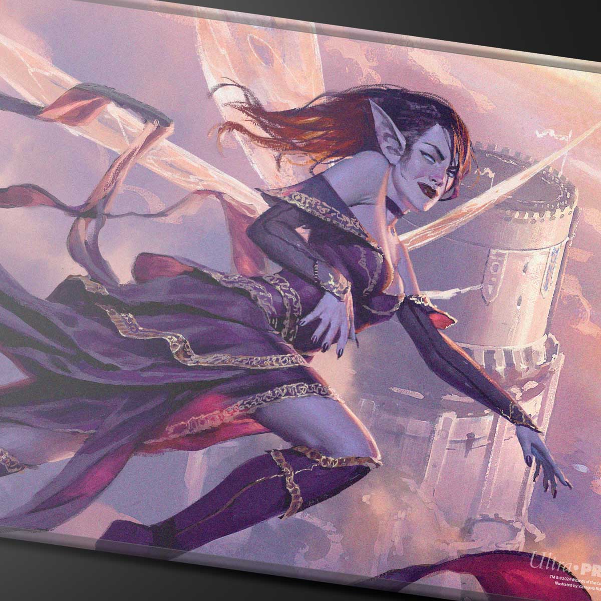Commander Series #4 Shard - Alela Stitched Standard Gaming Playmat for Magic: The Gathering - Image 2