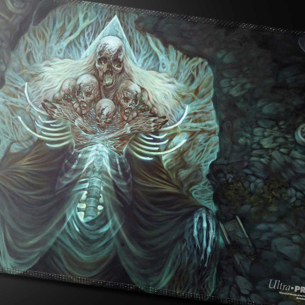 Commander Series #5 - Three Color Wedge - Myrkul Stitched Playmat for Magic: The Gathering - Image 2