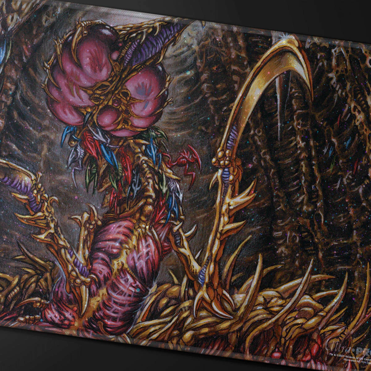 Commander Series #6 Sliver Queen HOLOFOIL® Playmat for Magic: The Gathering - Image 2