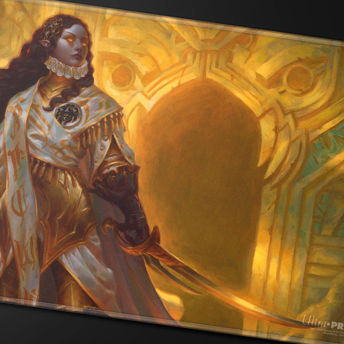Commander Series #8 Elenda, the Dusk Rose Stitched Playmat for Magic: The Gathering - Image 2