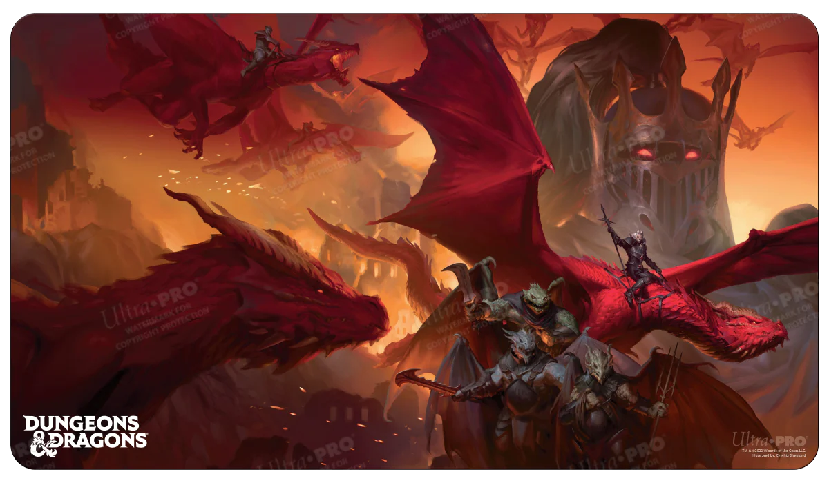 Cover Series Dragonlance Shadow of the Dragon Queen Standard Gaming Playmat for Dungeons & Dragons