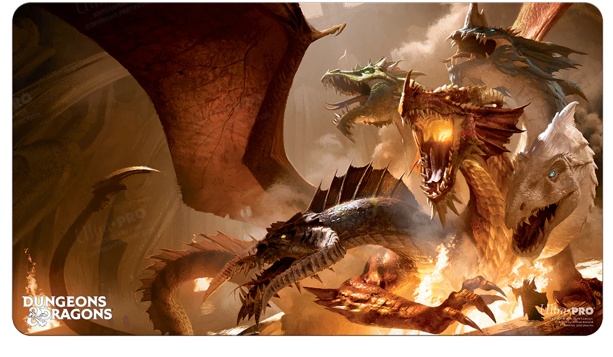 Cover Series The Rise of Tiamat Standard Gaming Playmat for Dungeons & Dragons