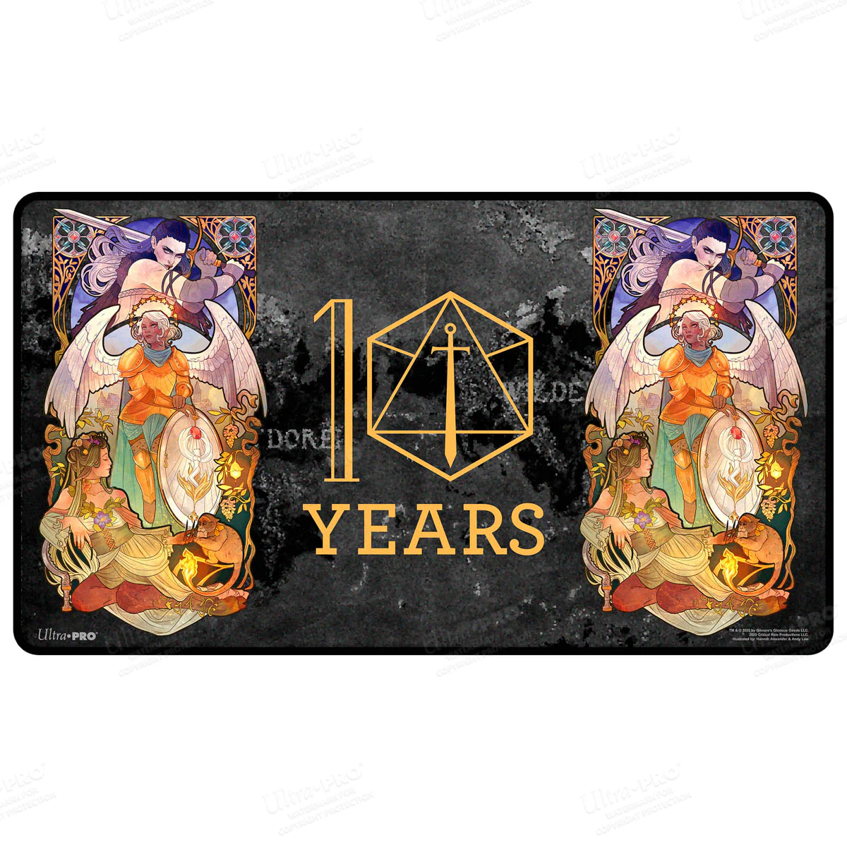 Critical Role 10-Year Anniversary Stitched Edge Playmat - Ashley Johnson
