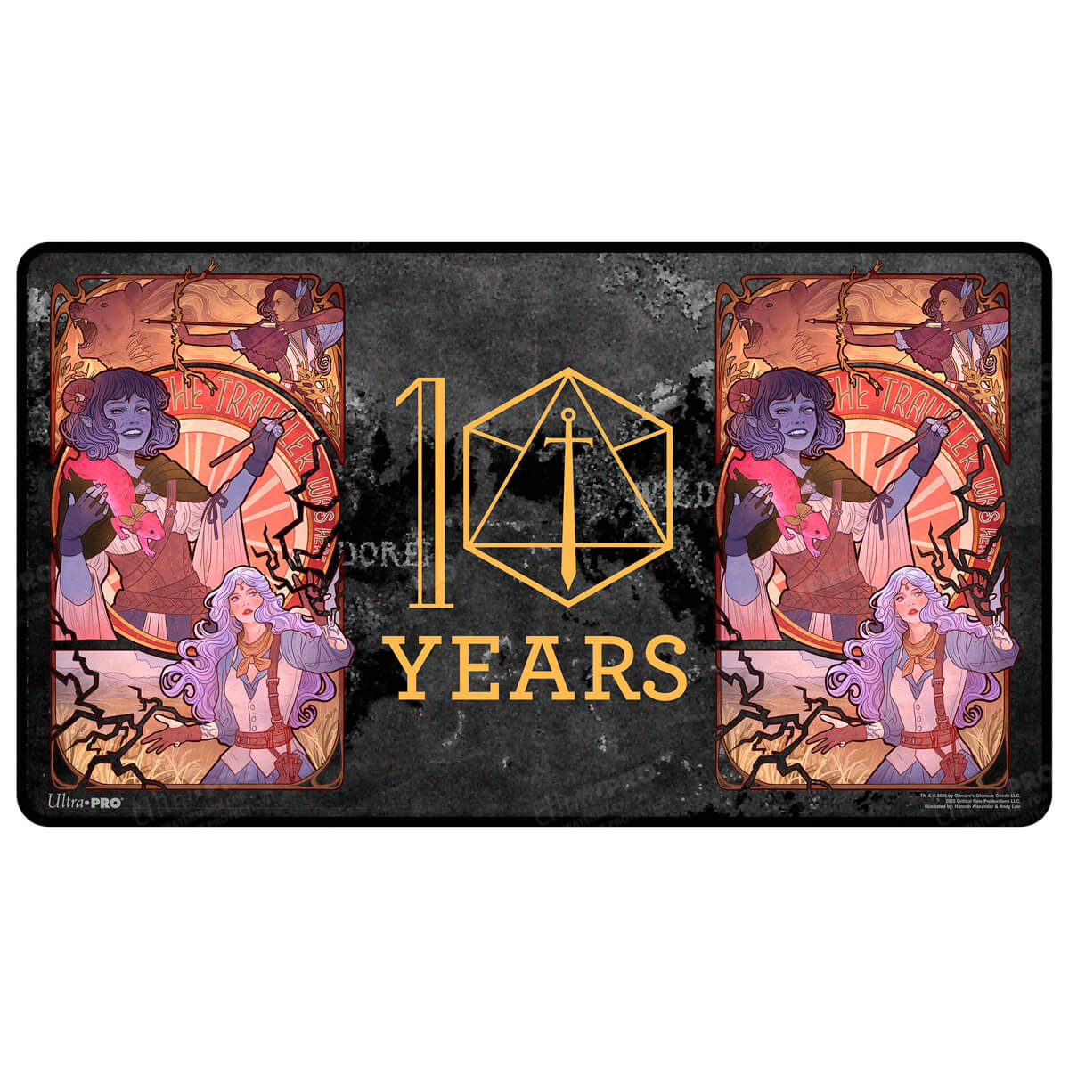 Critical Role 10-Year Anniversary Stitched Edge Playmat - Laura Bailey