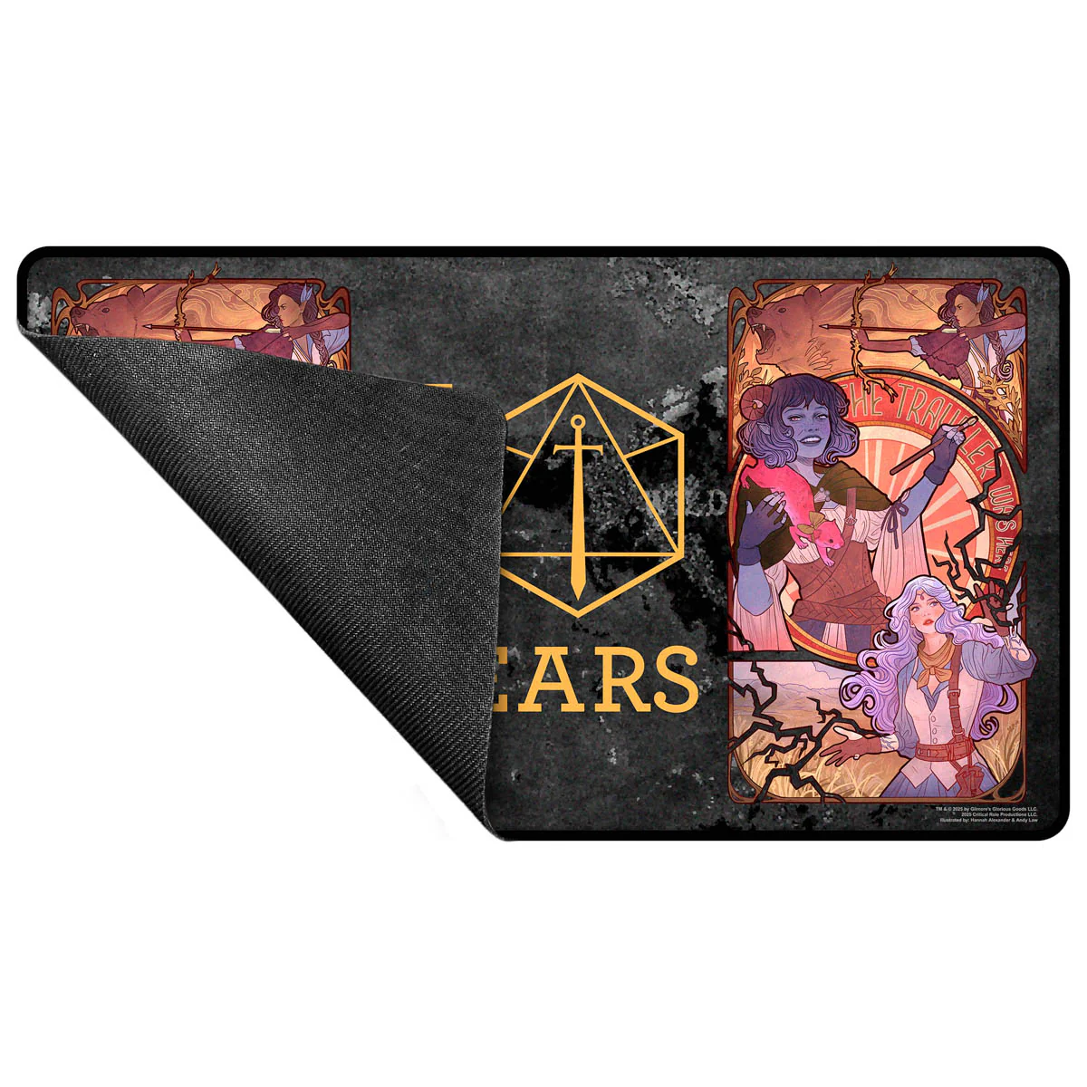 Critical Role 10-Year Anniversary Stitched Edge Playmat - Laura Bailey - Image 3