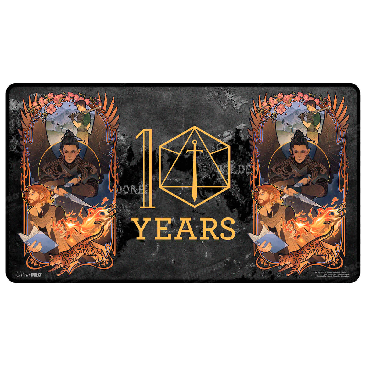 Critical Role 10-Year Anniversary Stitched Edge Playmat - Liam O’Brien