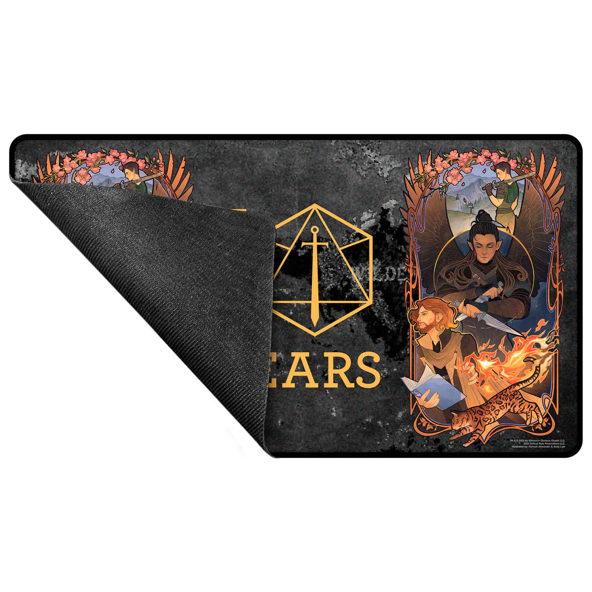 Critical Role 10-Year Anniversary Stitched Edge Playmat - Liam O’Brien - Image 3
