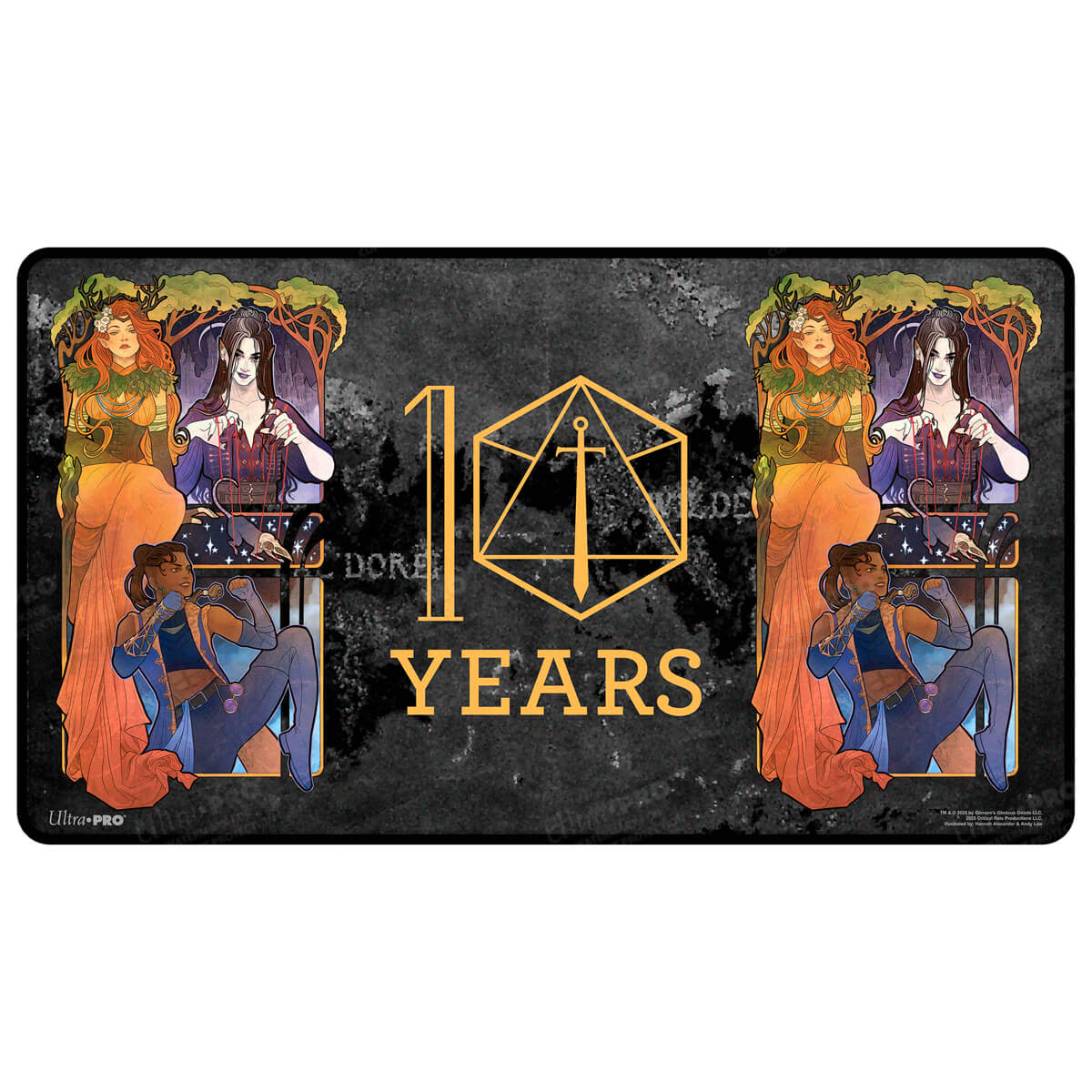 Critical Role 10-Year Anniversary Stitched Edge Playmat - Marisha Ray