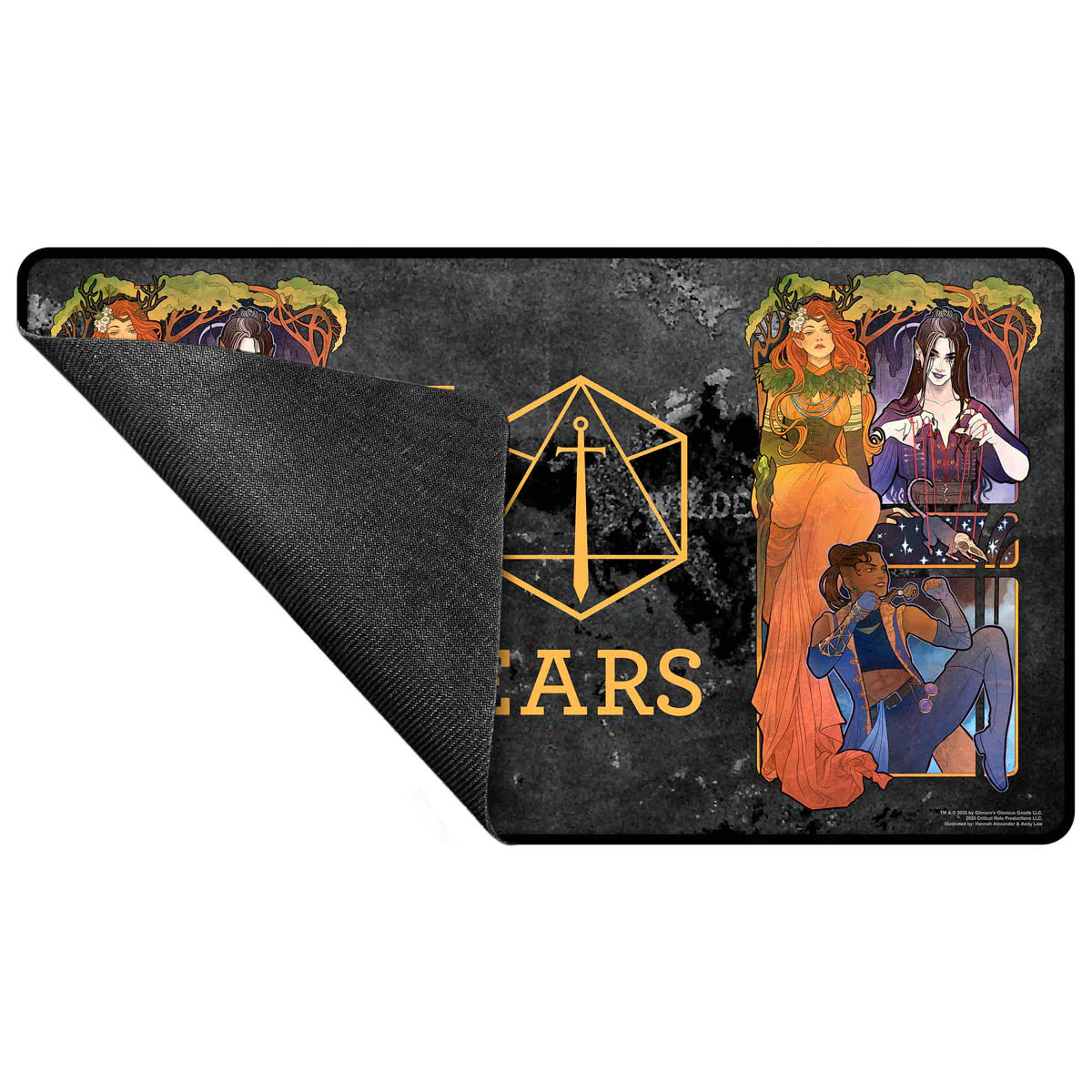 Critical Role 10-Year Anniversary Stitched Edge Playmat - Marisha Ray - Image 3