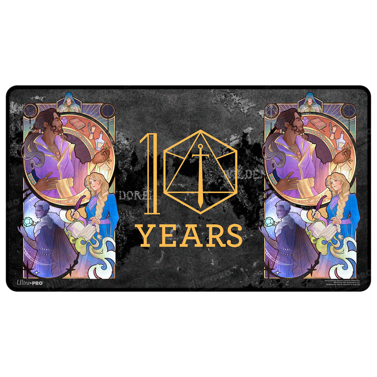 Critical Role 10-Year Anniversary Stitched Edge Playmat - Matthew Mercer