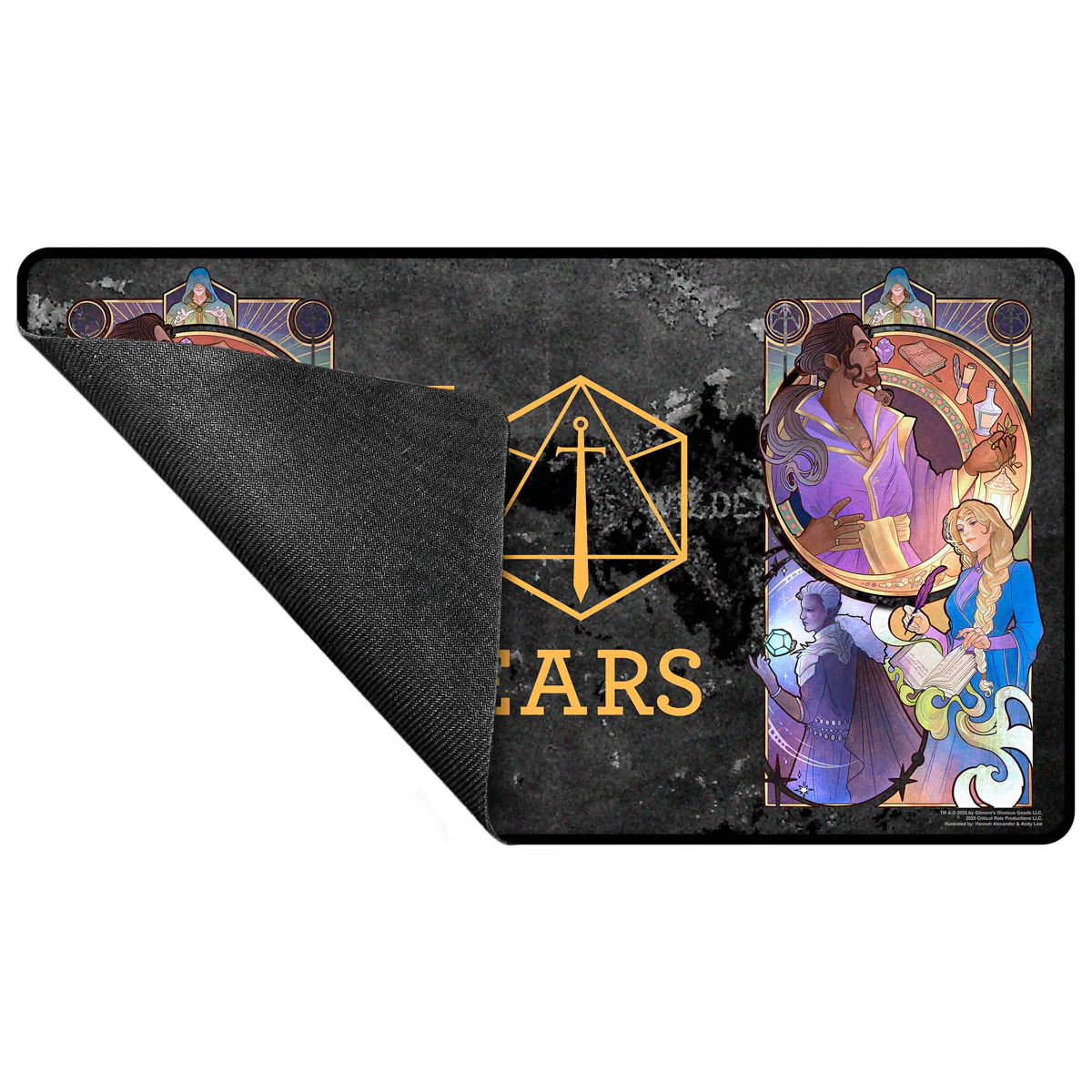 Critical Role 10-Year Anniversary Stitched Edge Playmat - Matthew Mercer - Image 3