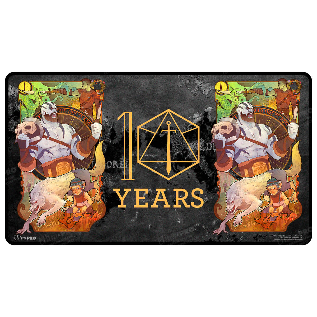 Critical Role 10-Year Anniversary Stitched Edge Playmat - Travis Willingham