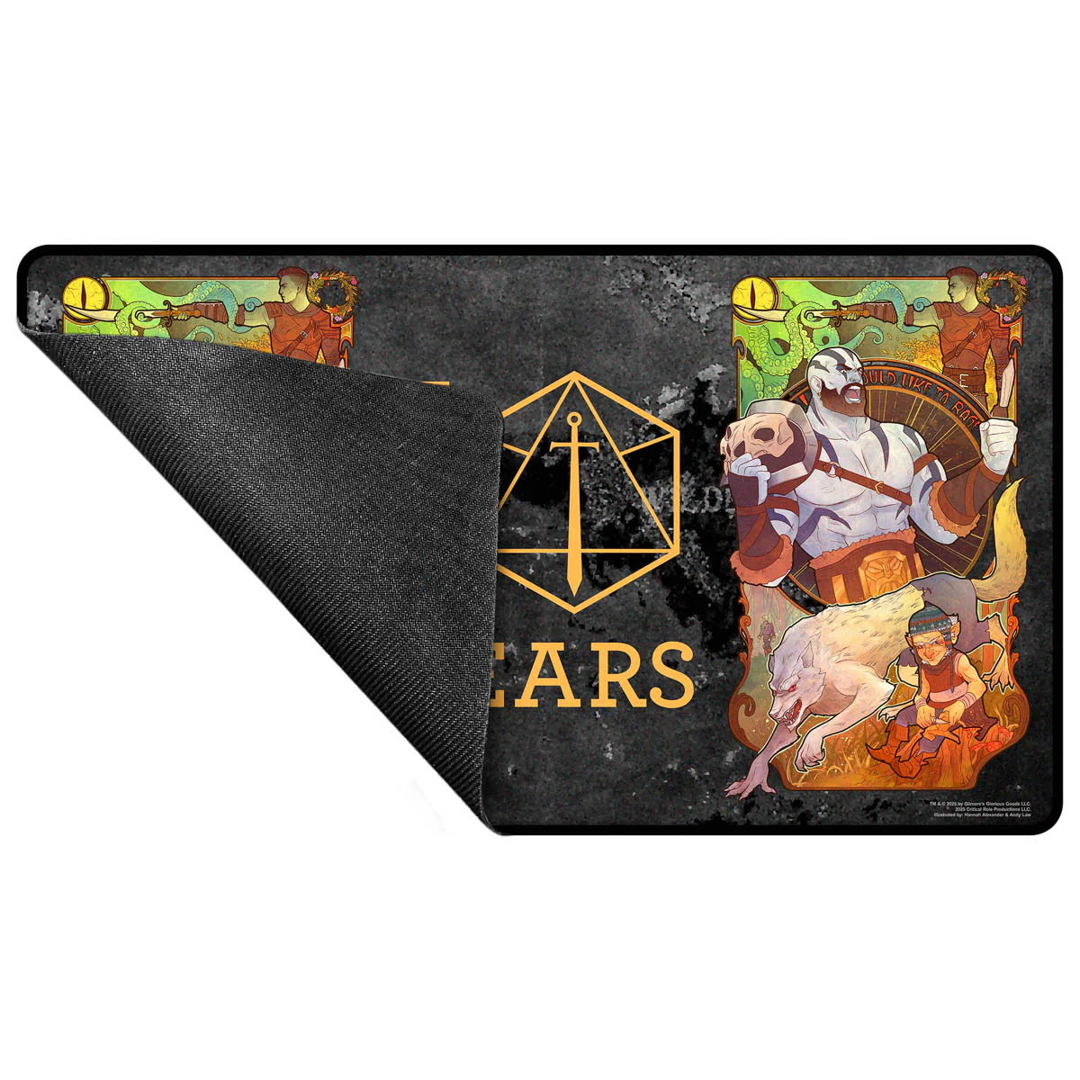 Critical Role 10-Year Anniversary Stitched Edge Playmat - Travis Willingham - Image 3
