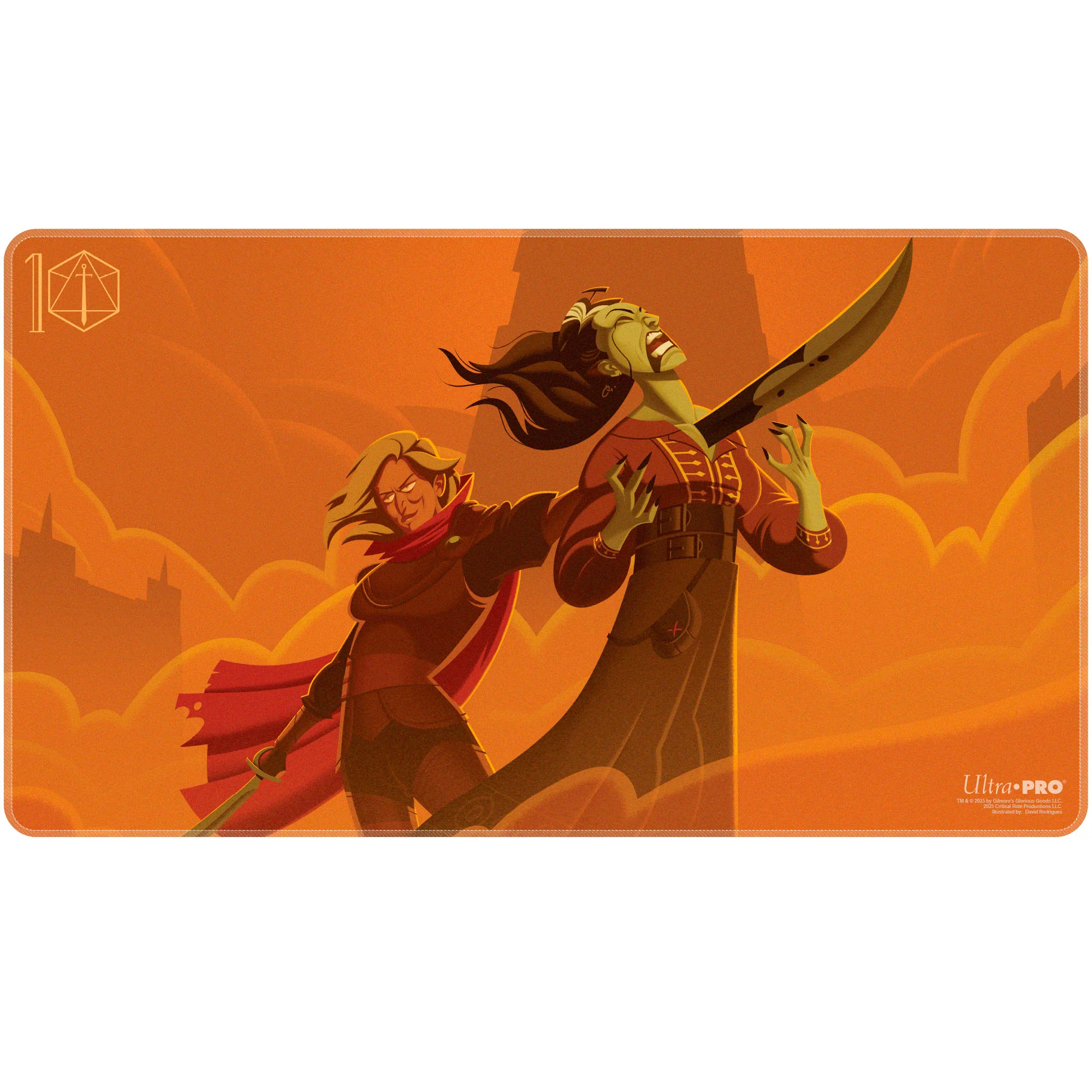 Critical Role Baddies - Is She Your Favorite Stitched Playmat for Tabletop Gaming