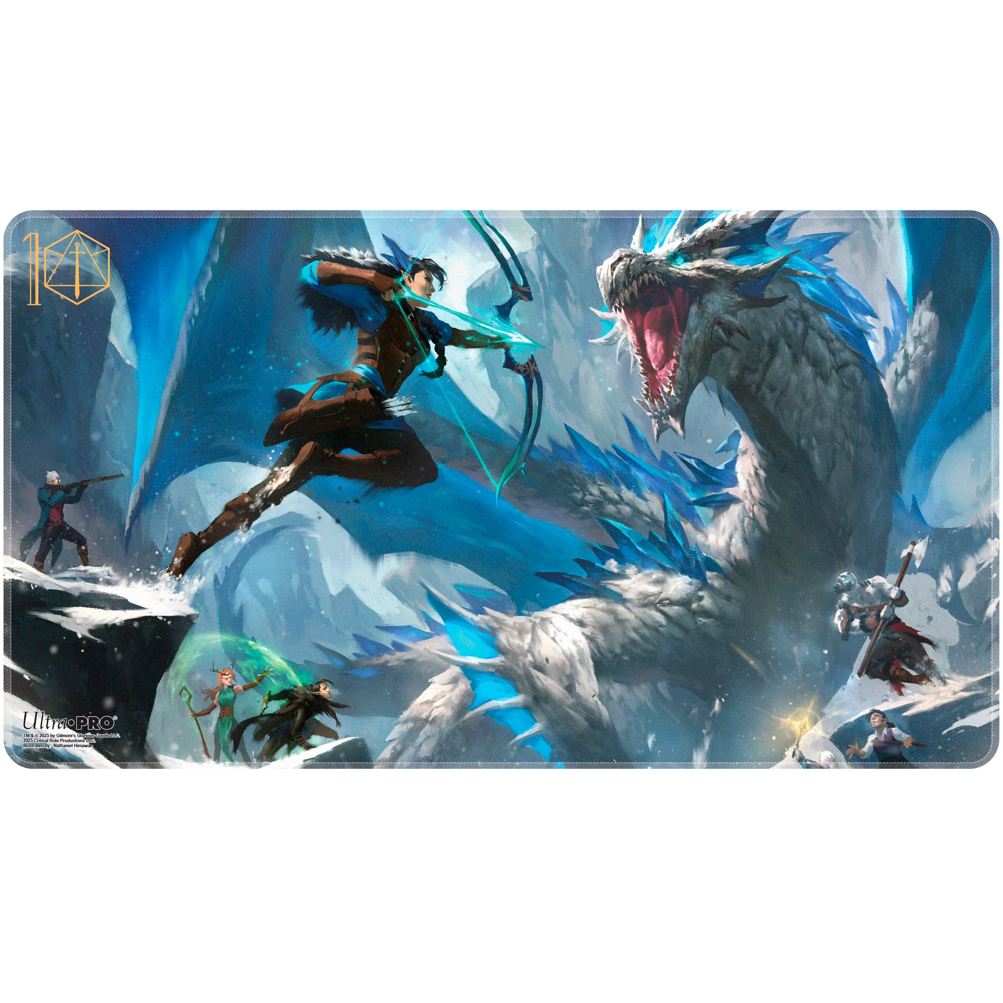 Critical Role Baddies - Vorugal Stitched Playmat for Tabletop Gaming