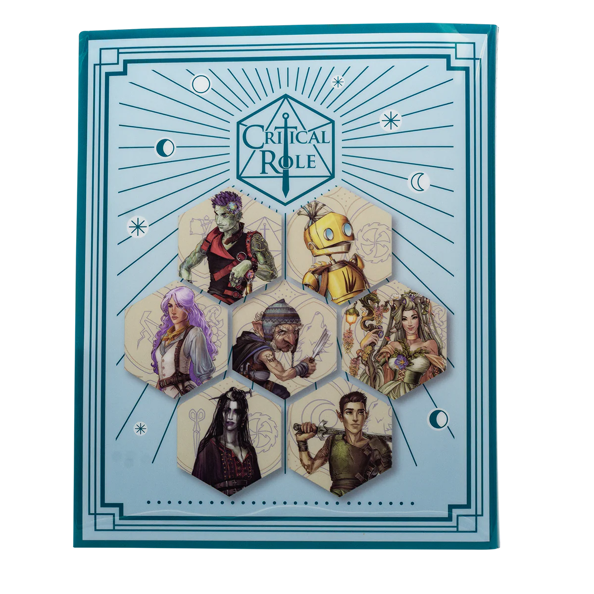 Critical Role Bells Hells Chetney Pock O'Pea RPG Folio with Stickers - Image 4