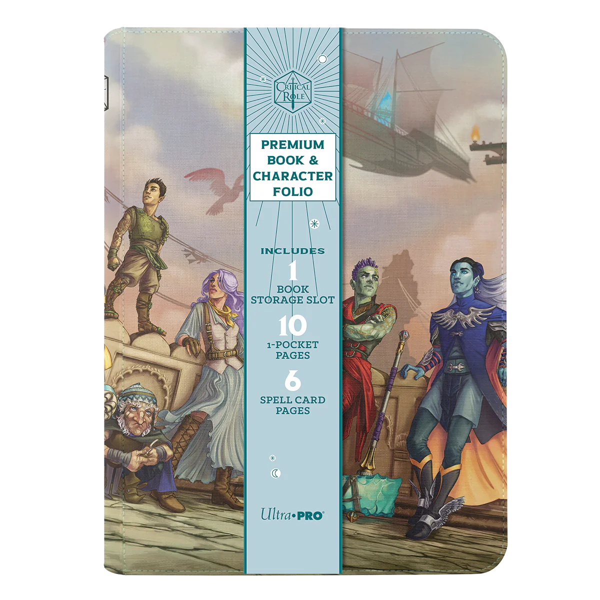 Critical Role Bells Hells Team Lineup Printed Leatherette Book Folio