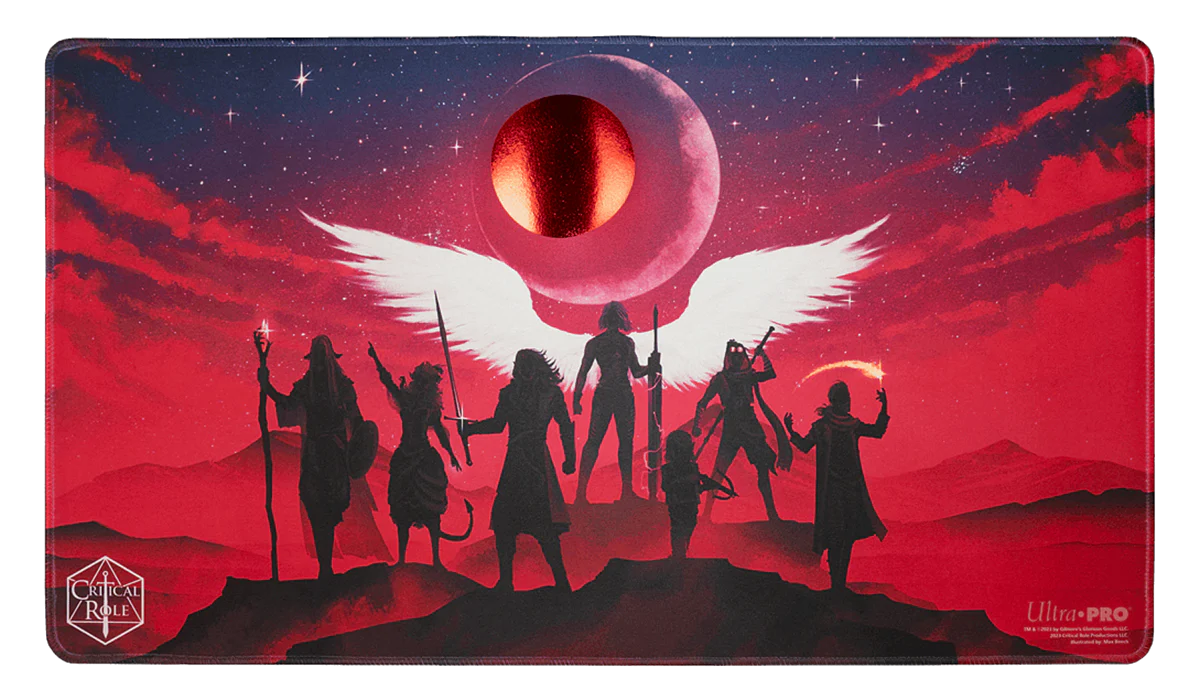 Critical Role Live Show Stitched Edge Playmat with Spot Foil