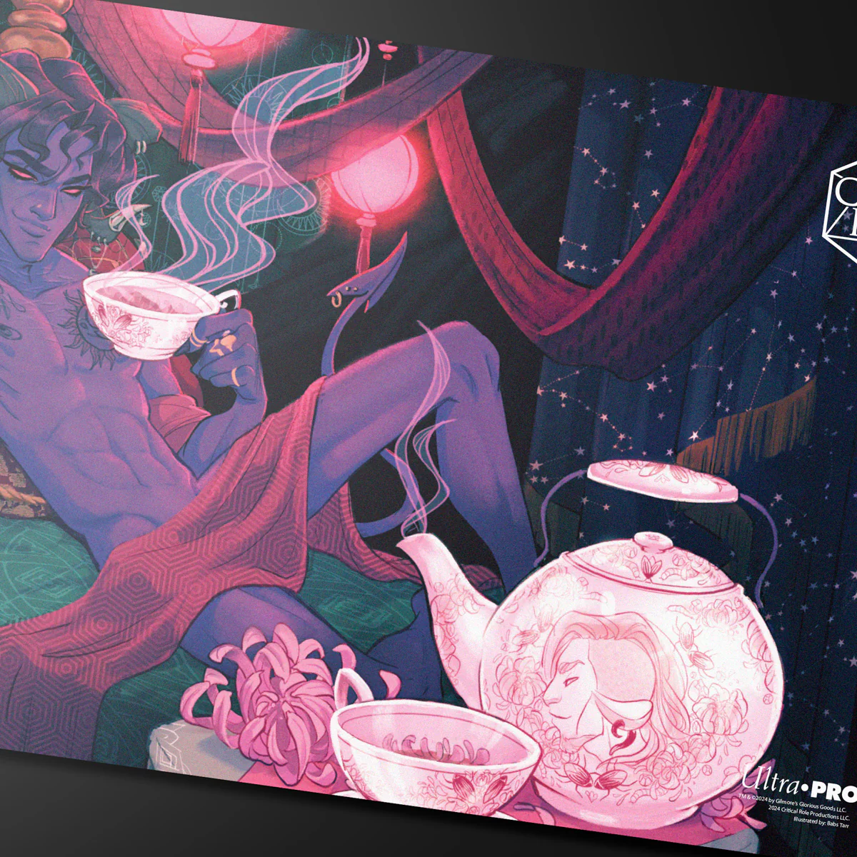 Critical Role PoD Stitched Edge Playmat - Mollymauk Tealeaf - Image 2