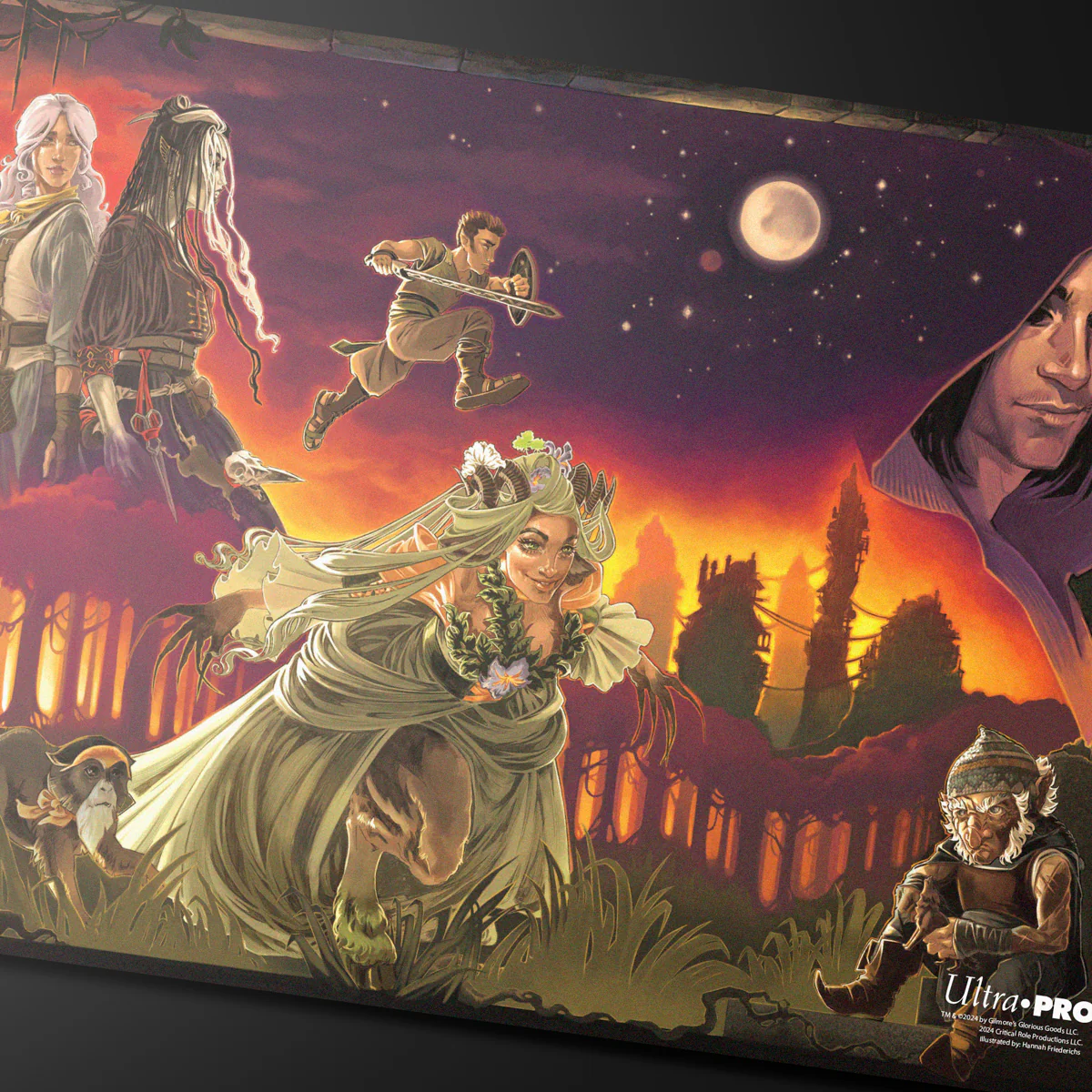 Critical Role PoD Stitched Edge Playmat - Pulp Poster - Image 2