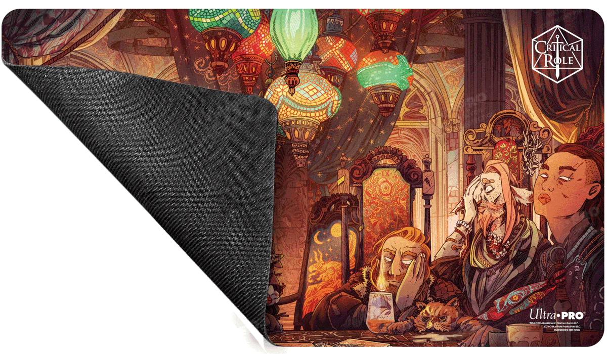 Critical Role PoD Stitched Edge Playmat - Toast to Mollymauk - Image 3