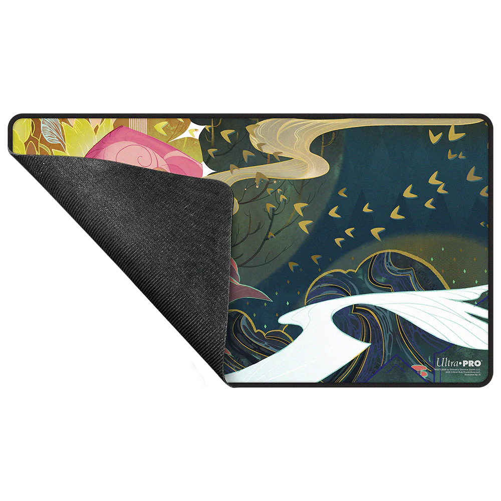 Critical Role Radiants: The Mighty Nein Caduceus Clay Black-Stitched Playmat for Tabletop Gaming - Image 3