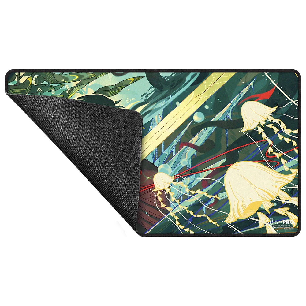 Critical Role Radiants: The Mighty Nein Fjord Stone Black-Stitched Playmat for Tabletop Gaming - Image 3