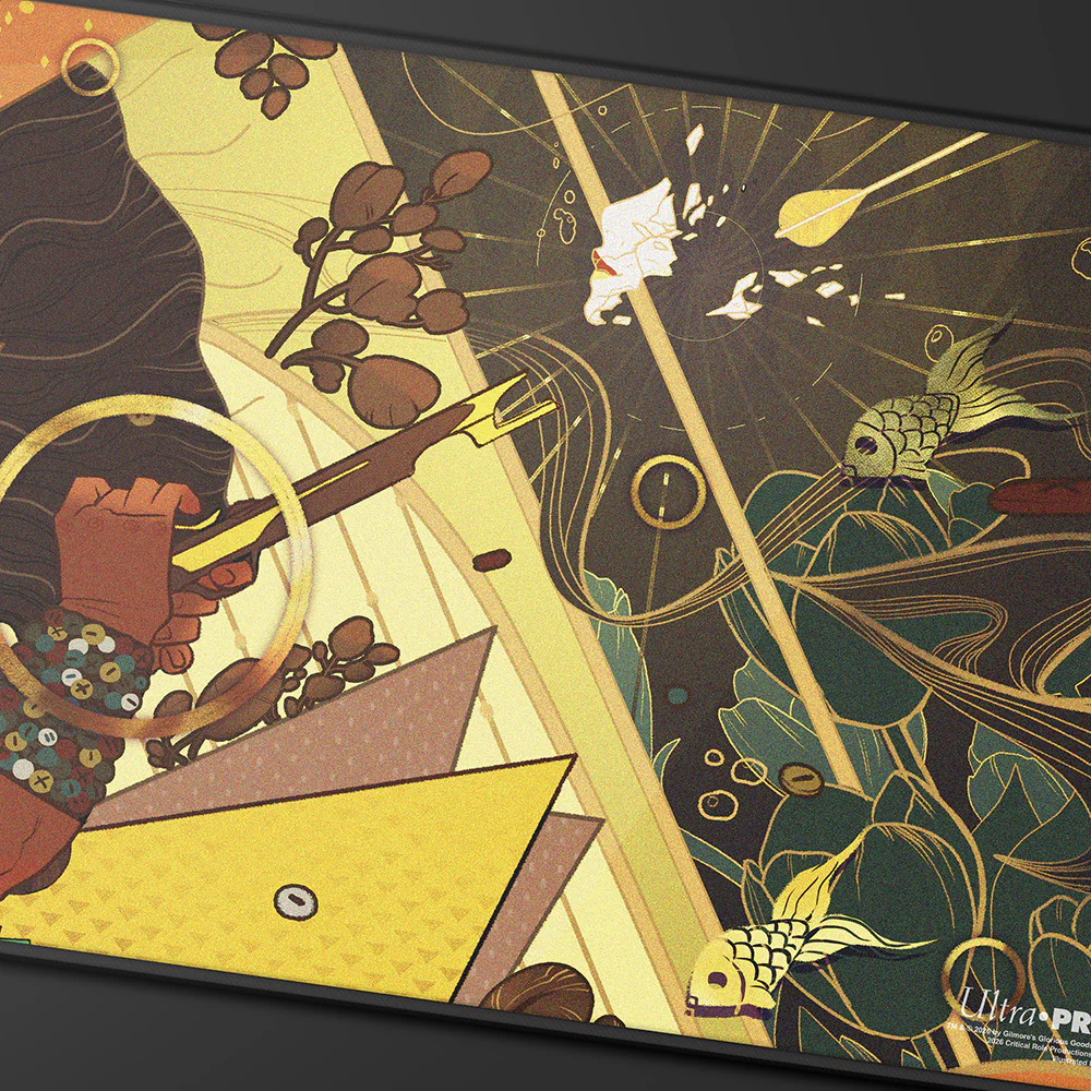Critical Role Radiants: The Mighty Nein Veth Brenatto Black-Stitched Playmat for Tabletop Gaming - Image 2