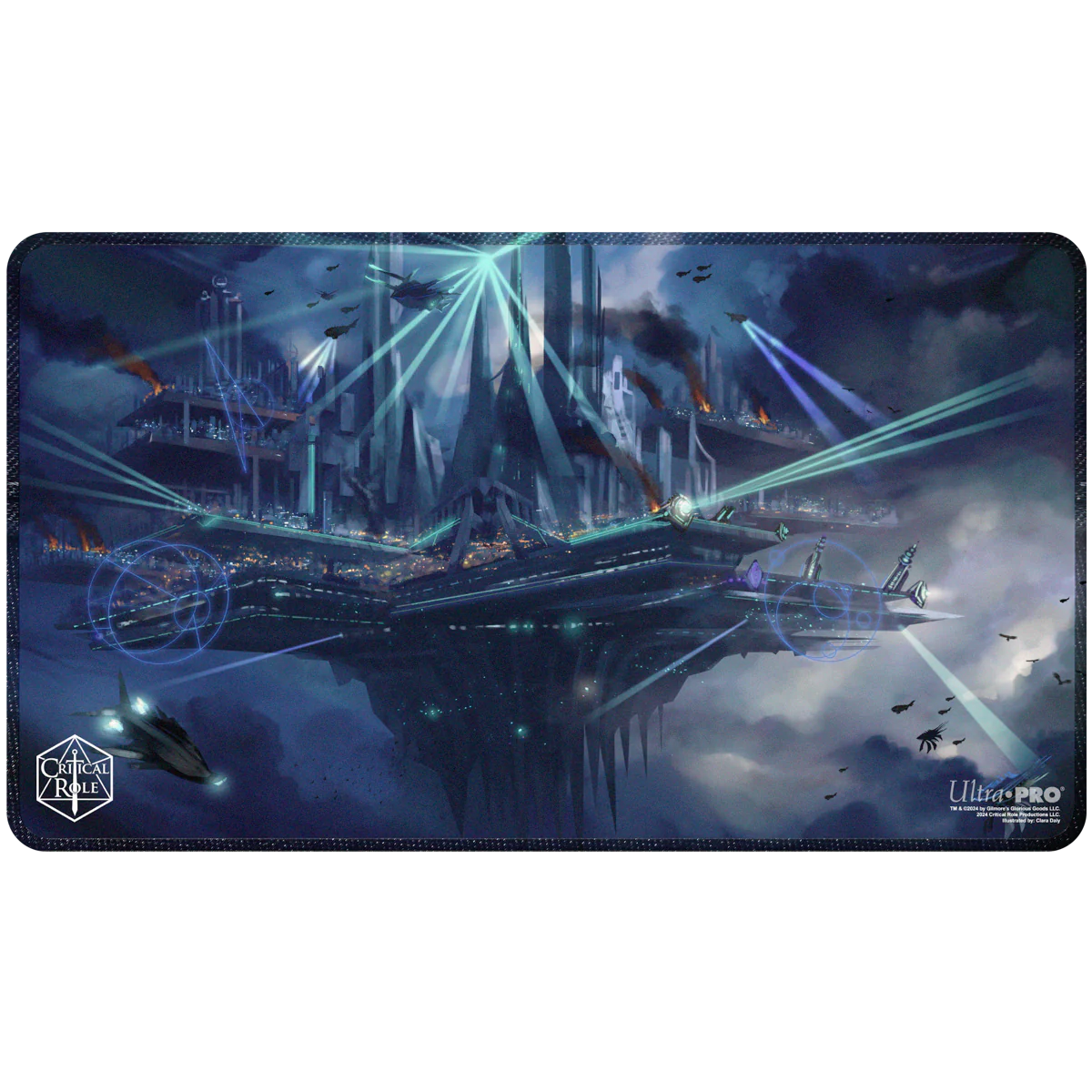 Critical Role Stitched Edge Playmat - The Flying City of Aeor