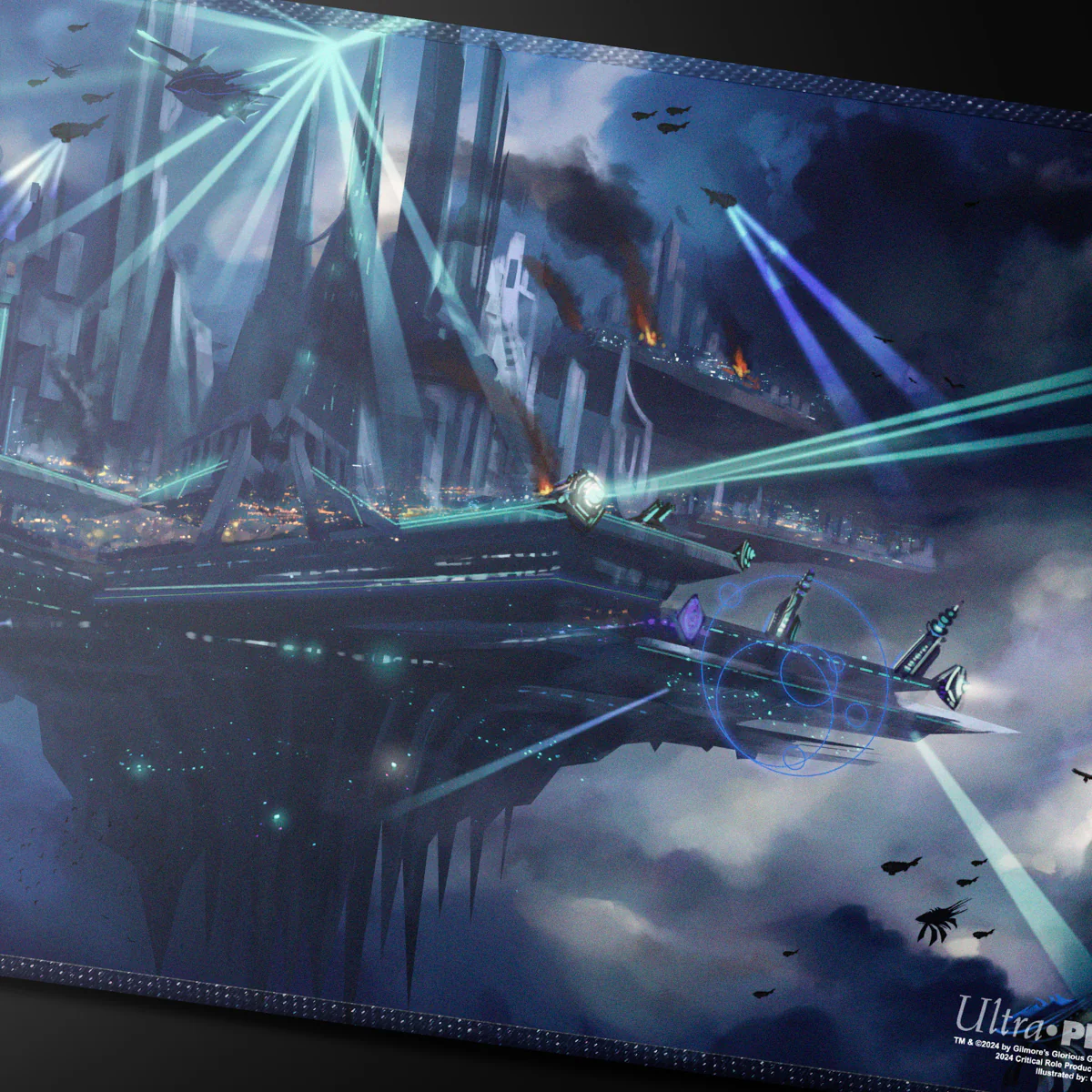 Critical Role Stitched Edge Playmat - The Flying City of Aeor - Image 2