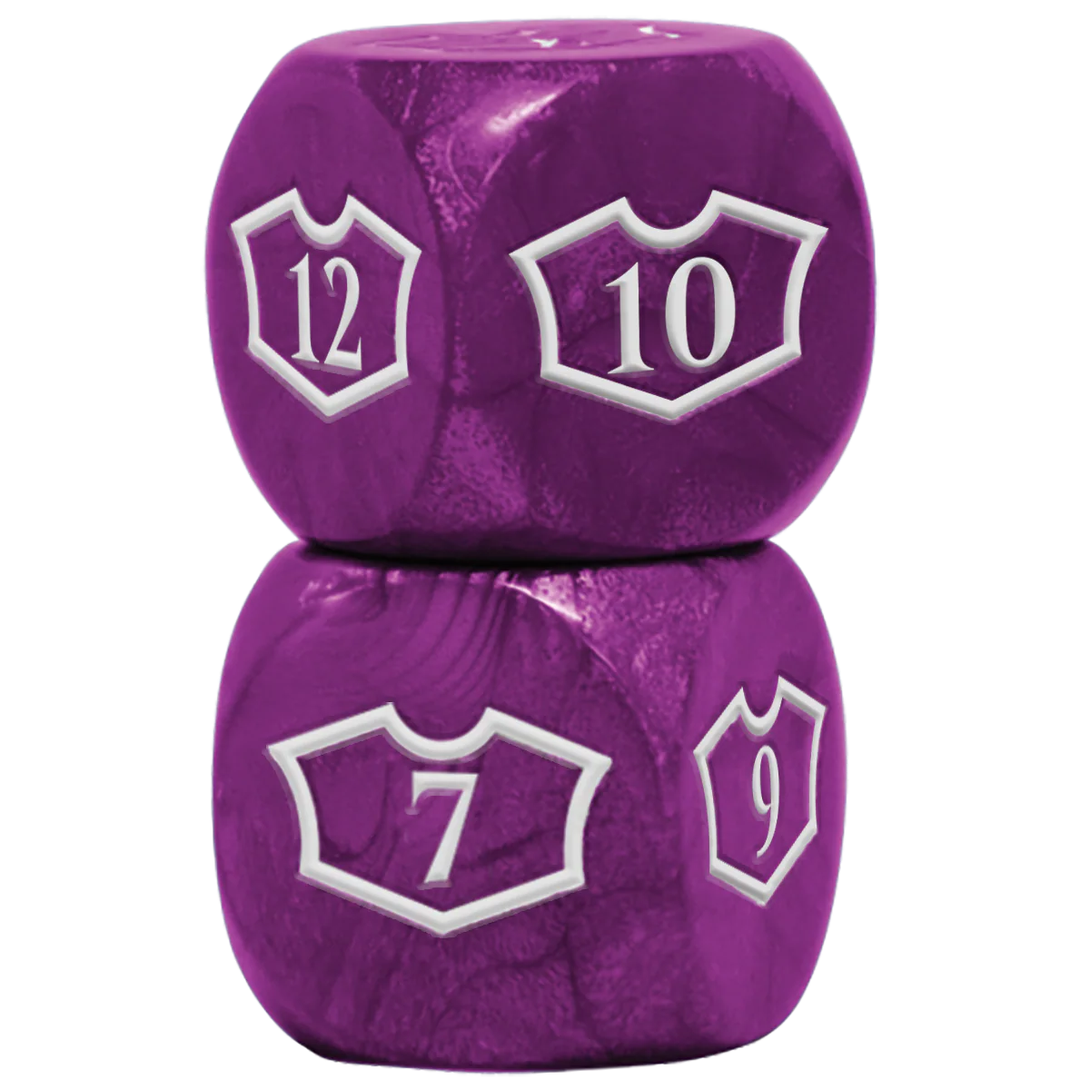 Deluxe D6 Loyalty Dice Set (4ct) with 7-12 for Magic: The Gathering - Image 3