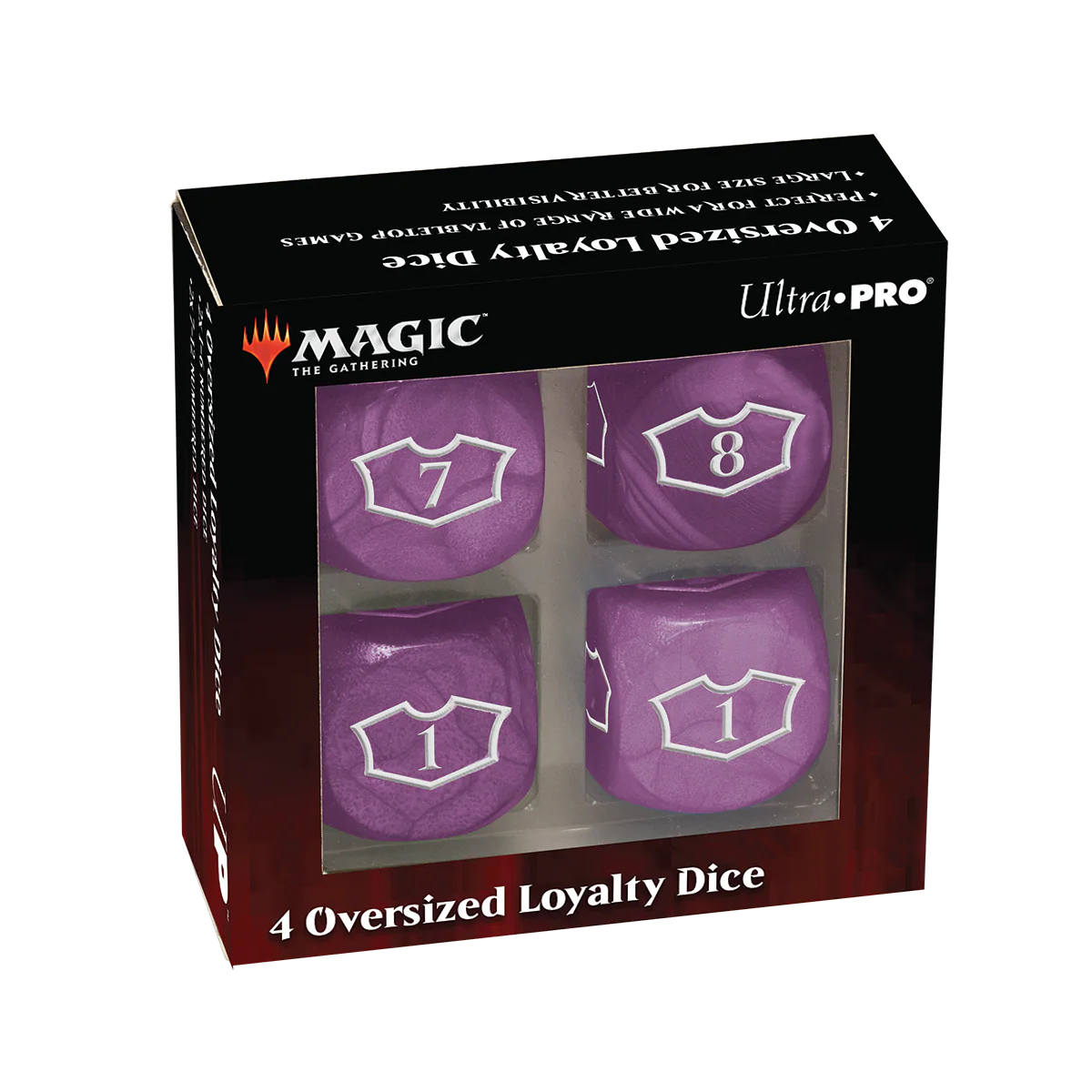 Deluxe D6 Loyalty Dice Set (4ct) with 7-12 for Magic: The Gathering - Image 4