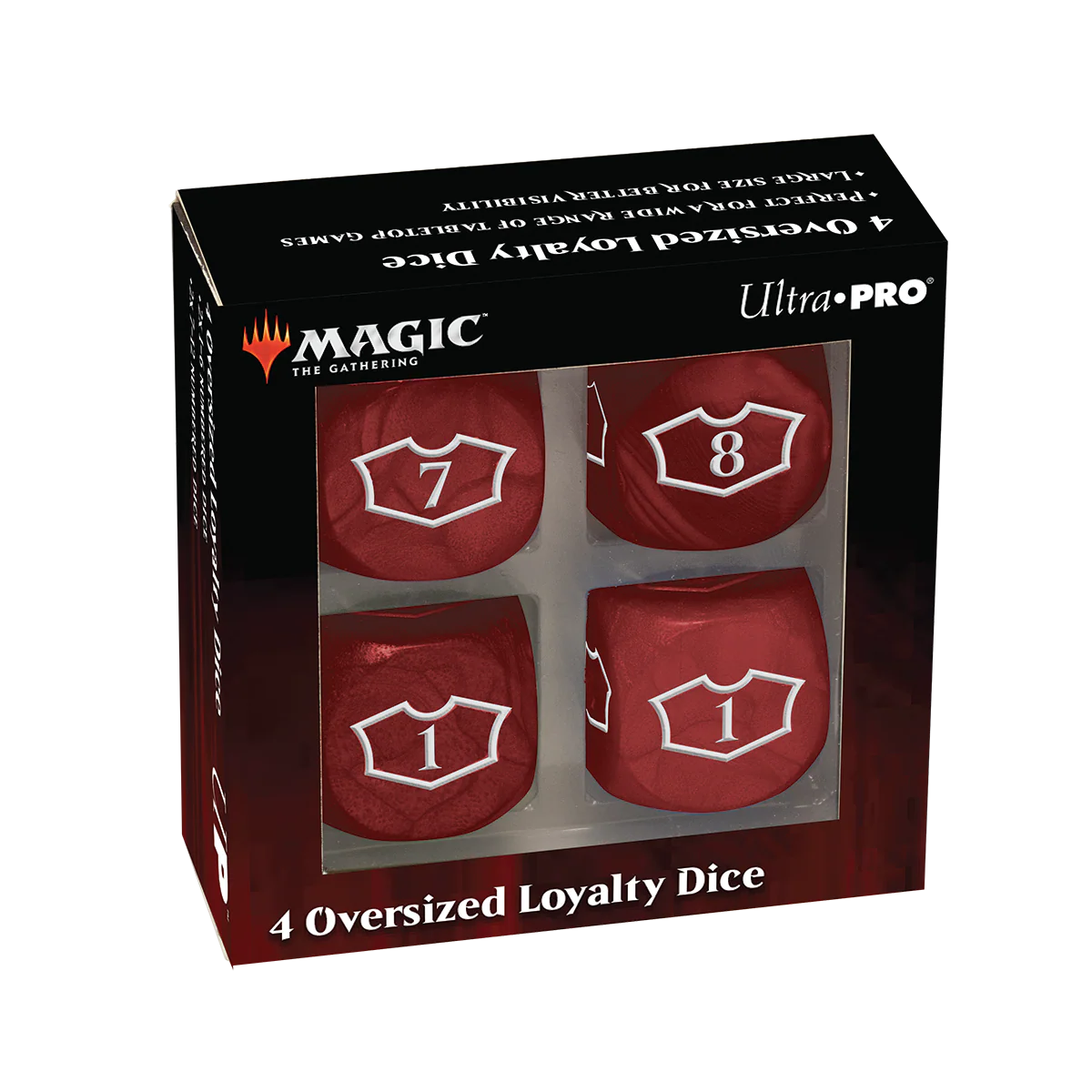Deluxe D6 Loyalty Dice Set (4ct) with 7-12 for Magic: The Gathering - Image 6