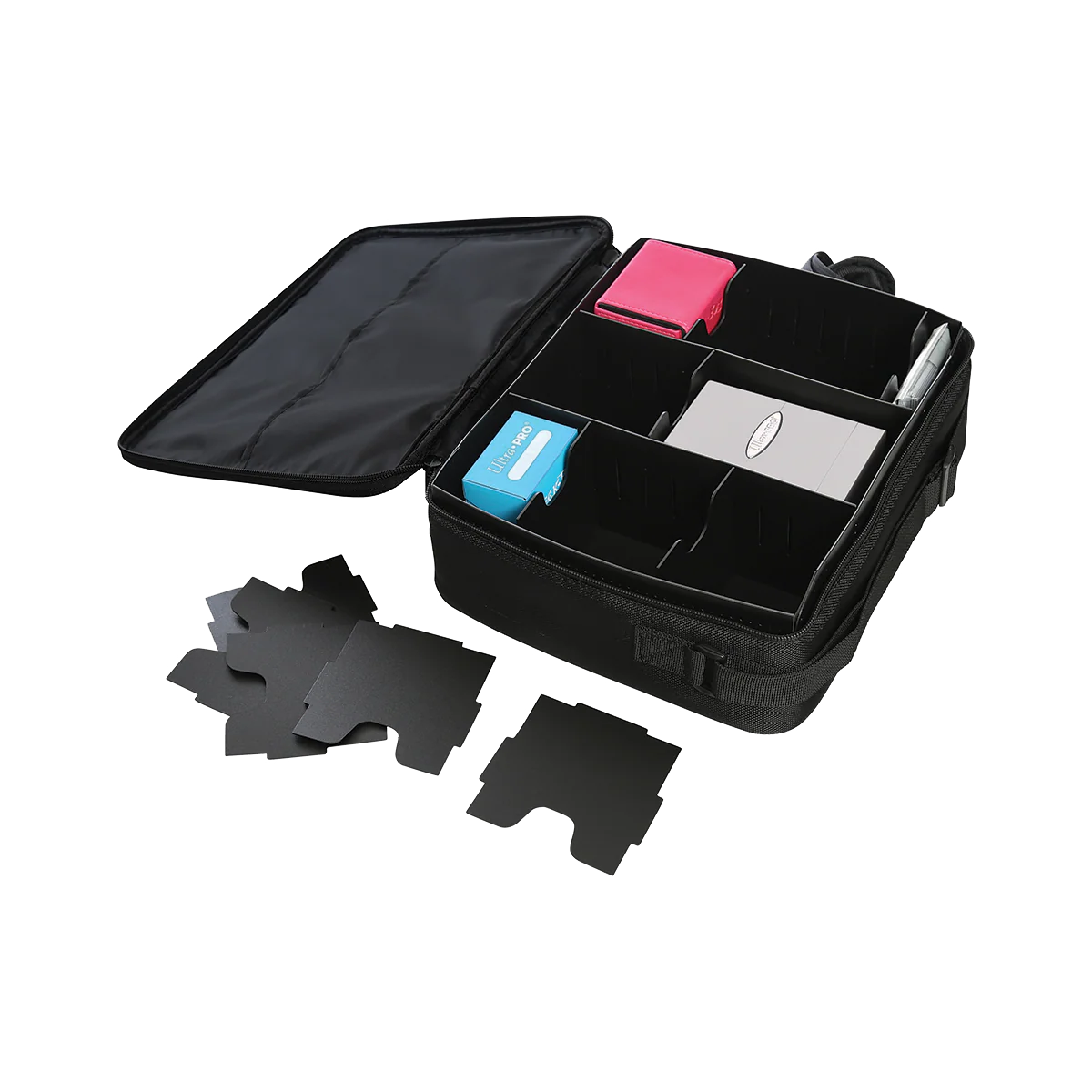 Deluxe Gaming Case Black Dragon with Silver Trim - Image 3