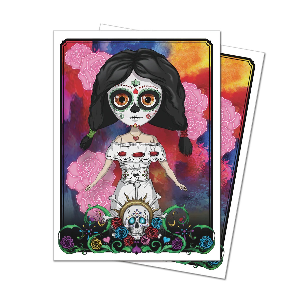 Doll Standard DECK PROTECTOR® Sleeves (50ct) for Dia De Los Muertos