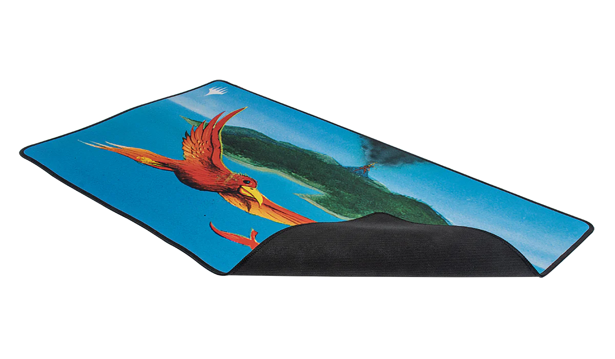 Dominaria Remastered Birds of Paradise Black Stitched Standard Gaming Playmat for Magic: The Gathering - Image 2
