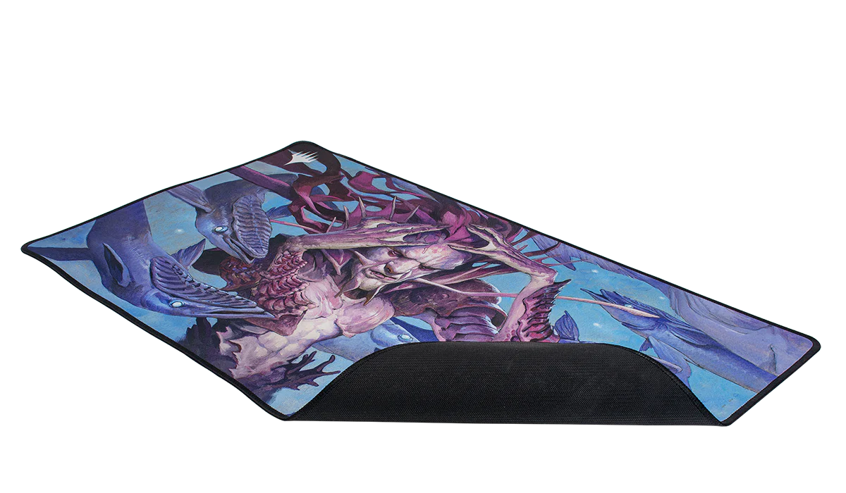 Dominaria Remastered Mystic Remora Black Stitched Standard Gaming Playmat for Magic: The Gathering - Image 2