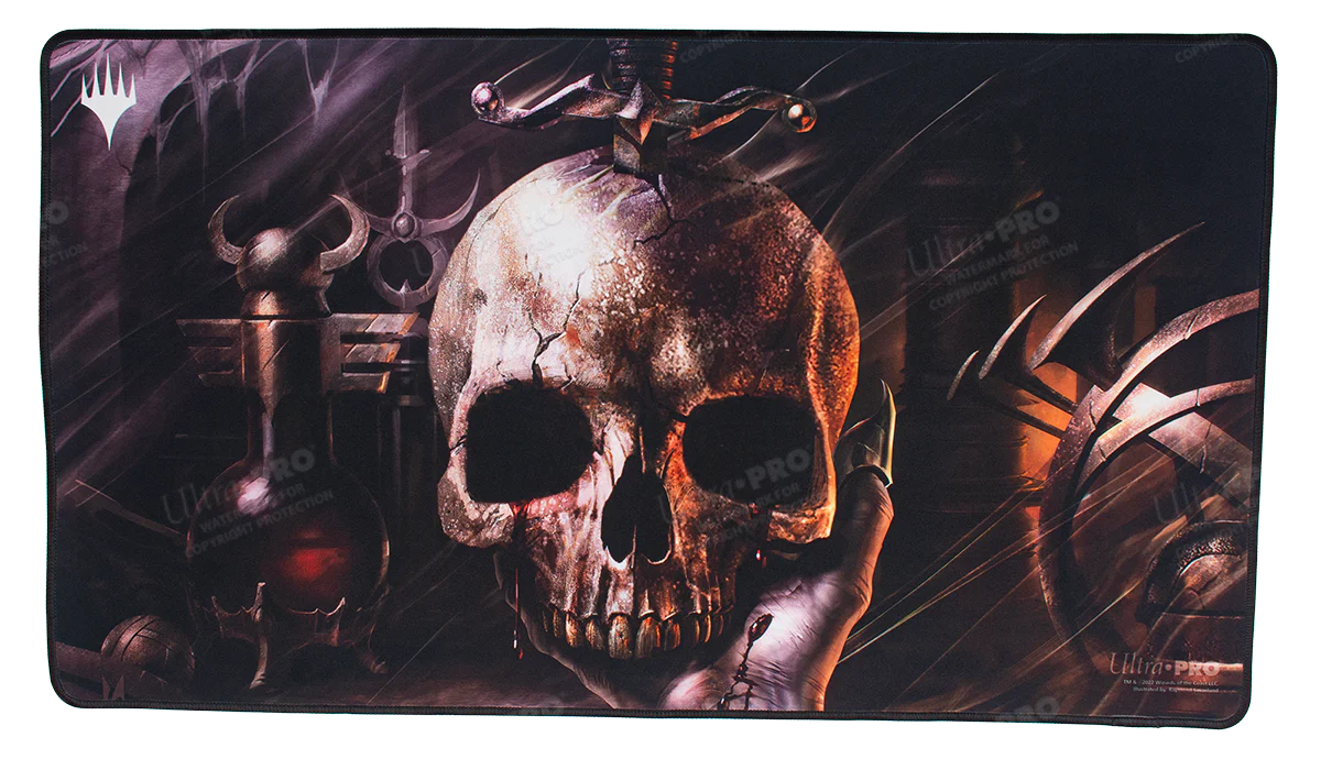 Dominaria Remastered Vampiric Tutor Black Stitched Standard Gaming Playmat for Magic: The Gathering