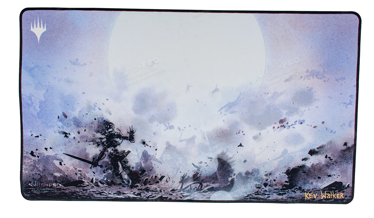 Dominaria Remastered Wrath of God Black Stitched Standard Gaming Playmat for Magic: The Gathering