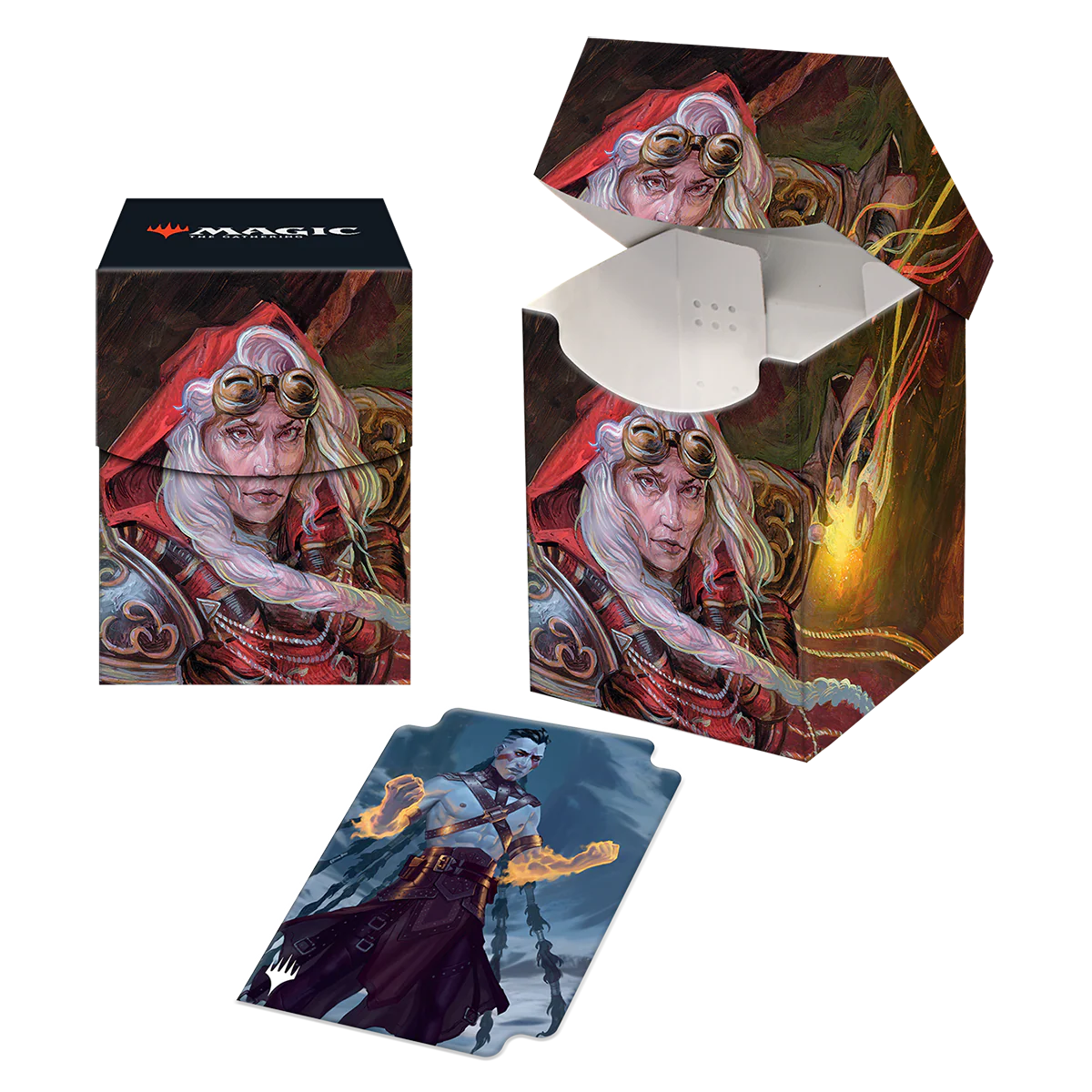 Dominaria United Jaya, Fiery Negotiator 100+ DECK BOX® for Magic: The Gathering