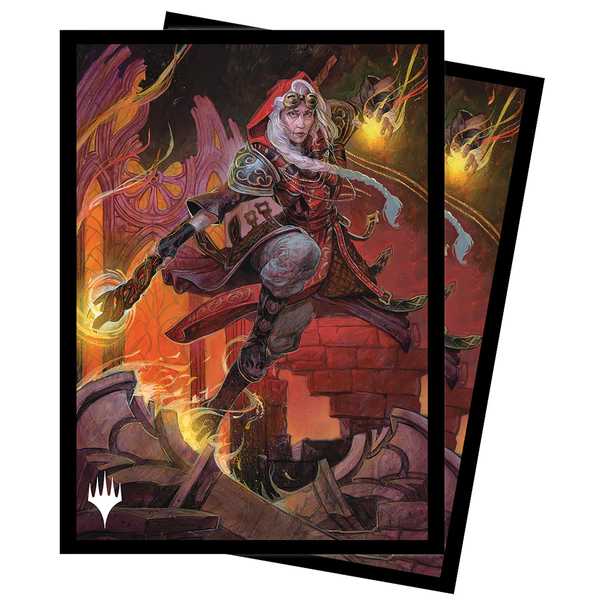 Dominaria United Jaya, Fiery Negotiator Standard DECK PROTECTOR® Sleeves (100ct) for Magic: The Gathering