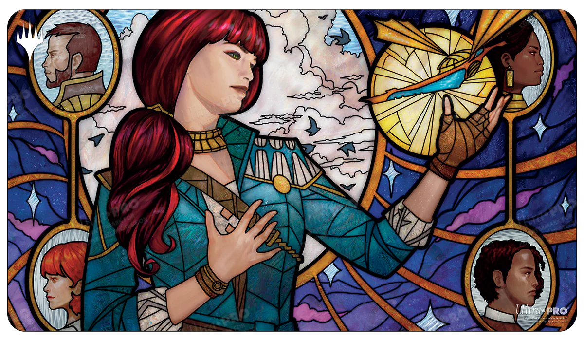 Dominaria United Jhoira, Ageless Innovator Standard Gaming Playmat for Magic: The Gathering