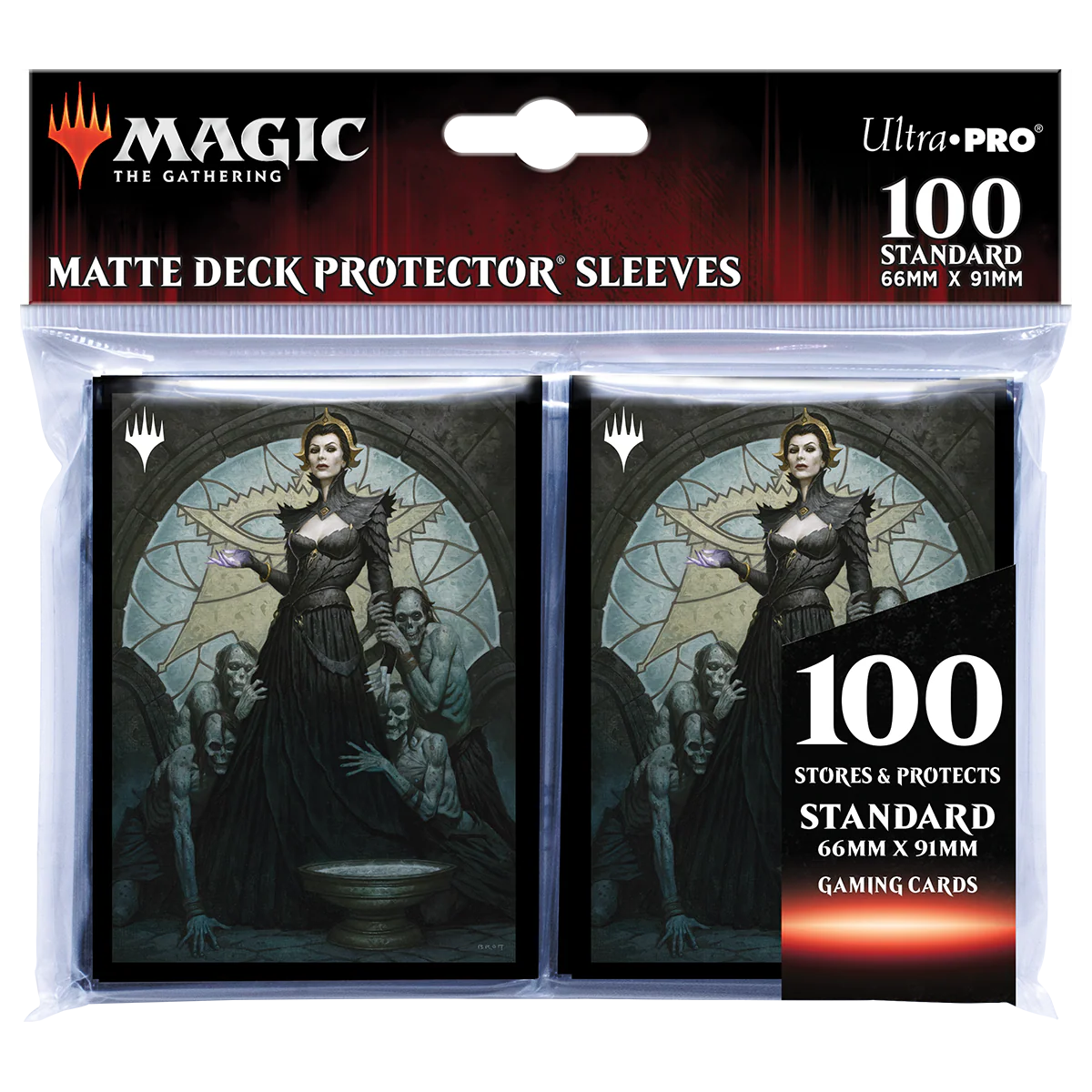 Dominaria United Liliana of the Veil Standard DECK PROTECTOR® Sleeves (100ct) for Magic: The Gathering - Image 2